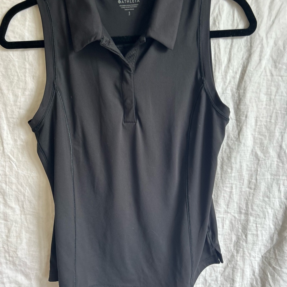 Athleta Black Sleeveless Top